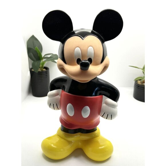 Mickey Mouse Figure 9.75” Hard Plastic - Drink Cup Without Straw - Picture 2 of 5